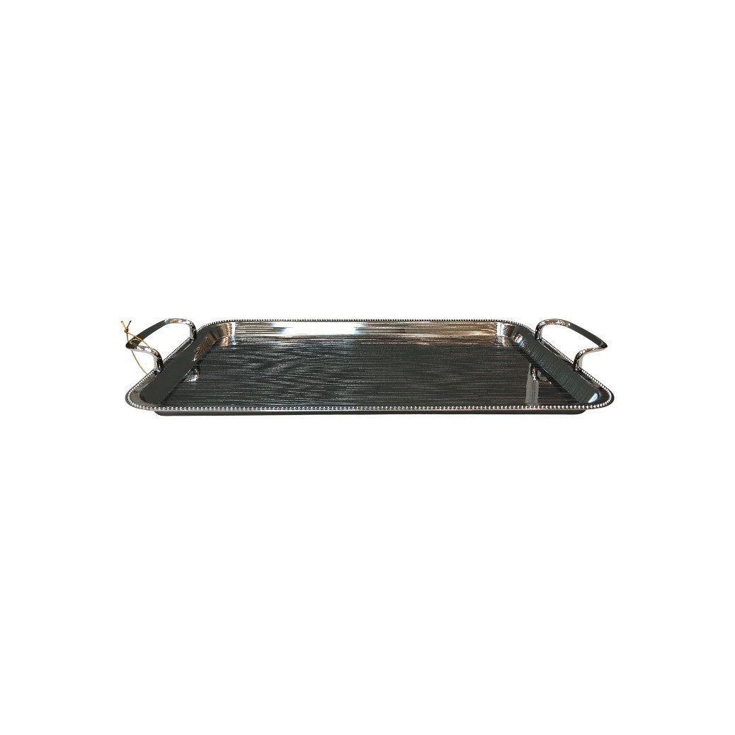 Saif Plus Serving Tray Large Set of 3 pieces – Chrome 016-0077