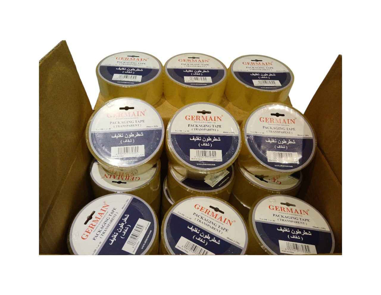 GERMAIN Packaging Tapes | Transparent, BOX(30 rolls)