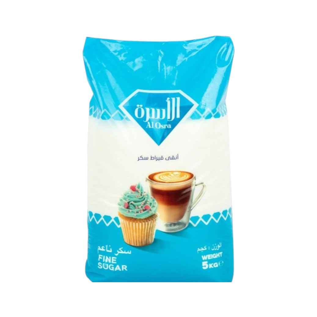 Al Osra Fine Sugar 5 KG in PE Bags