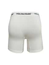 VOLTAGE Boxer Briefs | Modern Cotton Stretch | Classic Fit | 95% Cotton 5% Spandex | White | 3-Pack