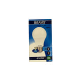 BEAMS | LED Light Bulb |  A3-9Watts | E27 | 3000K - Warm White - Al Suroor Markets