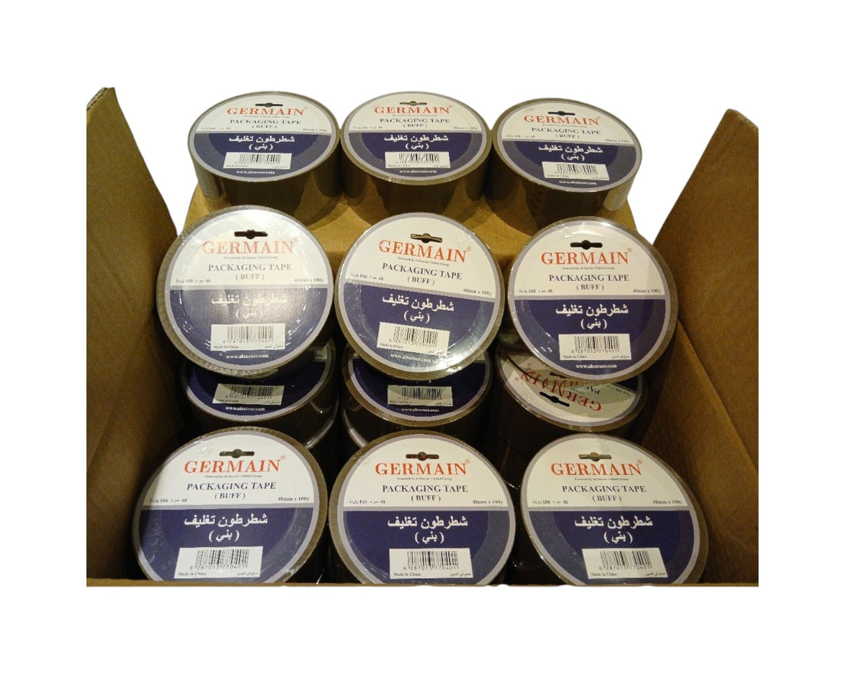 GERMAIN Packaging Tapes | Brown, BOX(30 rolls)