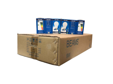 BEAMS | LED Light Bulb | A3-9Watts | E27 | 6500K-Day Light | 1 Box (50pcs.)