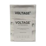 VOLTAGE Boxer Briefs | Modern Cotton Stretch | Classic Fit | 95% Cotton 5% Spandex | White | 3-Pack