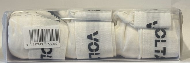 VOLTAGE Boxer Briefs | Modern Cotton Stretch | Classic Fit | 95% Cotton 5% Spandex | White | 3-Pack